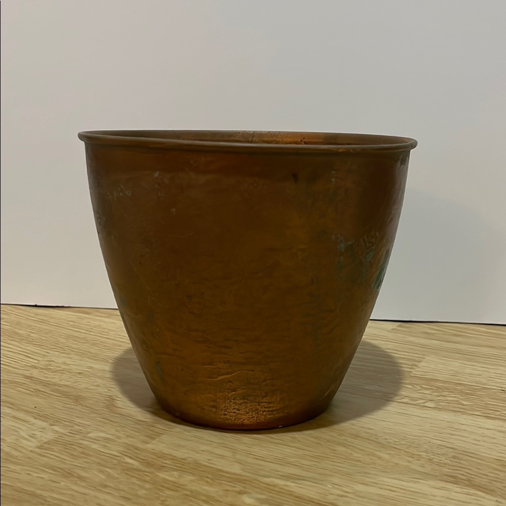Vintage Rustic Copper Planter